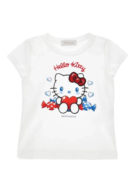 T-shirt con stampa MONNALISA KIDS | 11G618 72010099